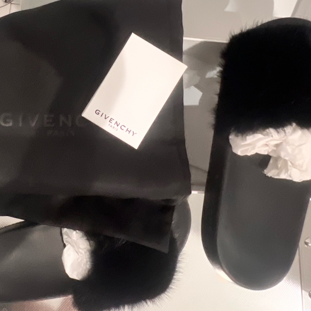 Givenchy women’s Mink Slides Size 39 US 8/9